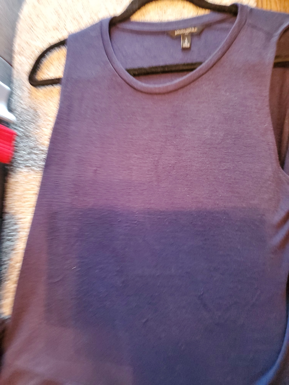 Banana Republic Navy Blue Sleeveless Knit Top